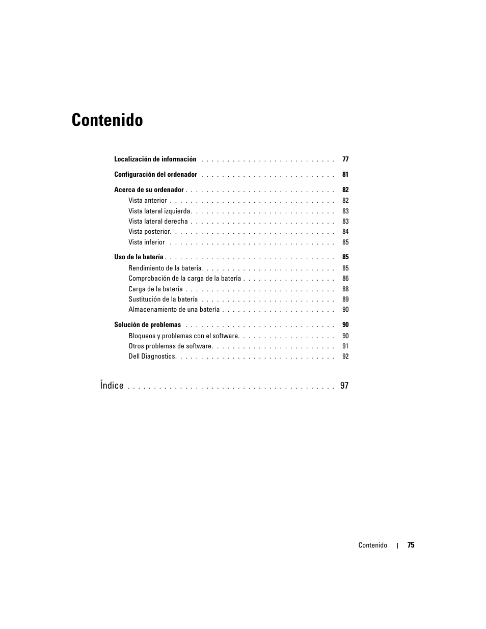 Dell Latitude D620 ATG User Manual | Page 75 / 98