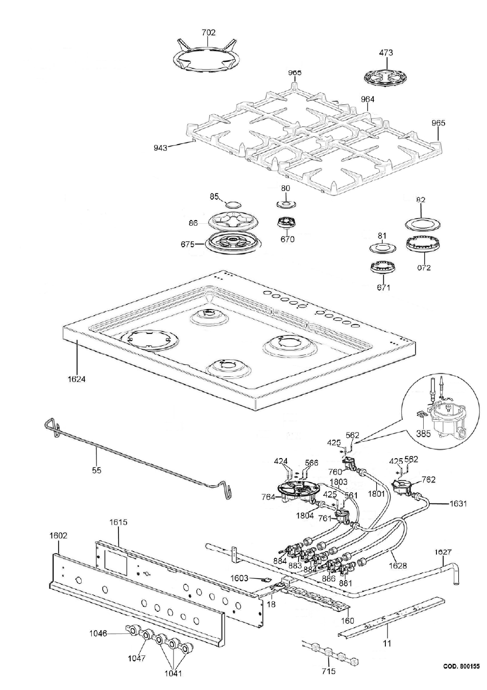 Bertazzoni X304GGVNE User Manual | Page 22 / 29