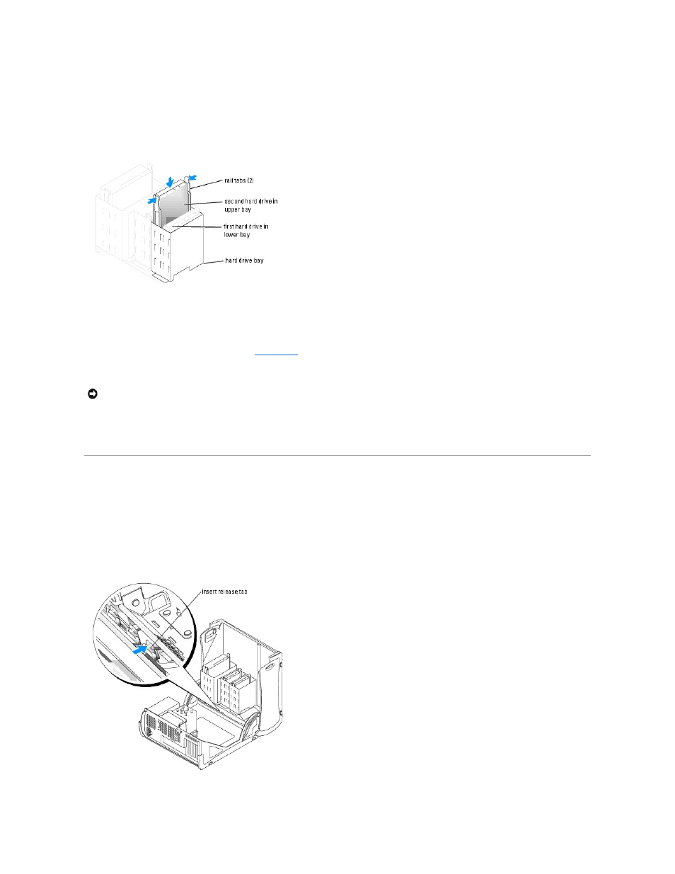 Front-panel inserts | Dell Dimension 8400 User Manual | Page 22 / 47