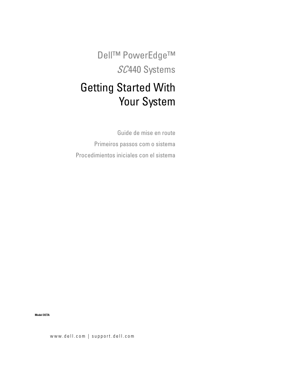 Dell PowerEdge SC 440 User Manual | 48 pages