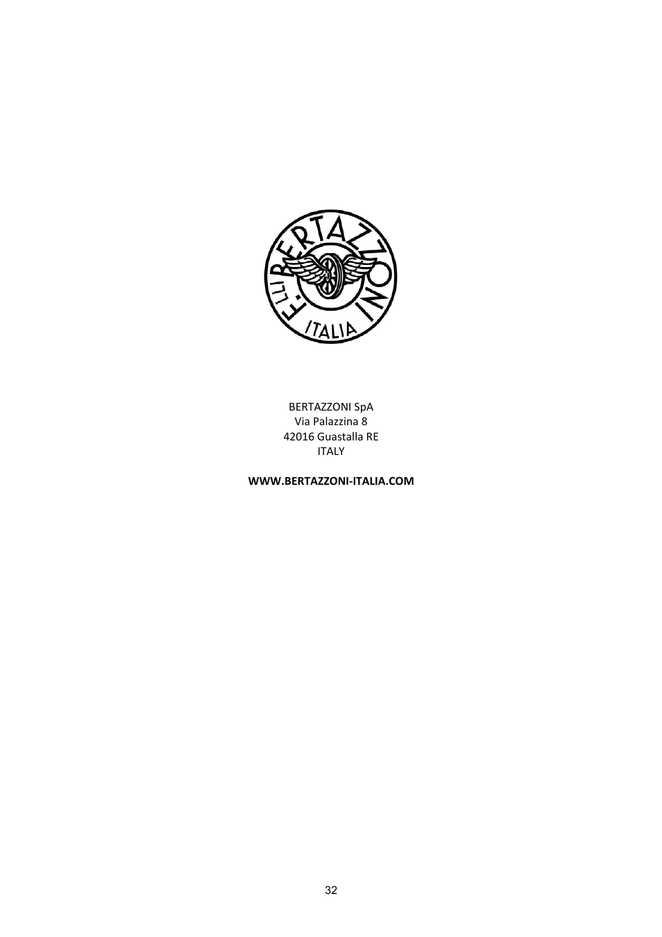 Bertazzoni A304GGVXE User Manual | Page 32 / 44