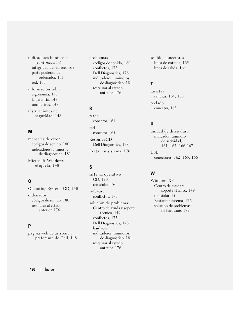 Dell Precision 490 User Manual | Page 190 / 190