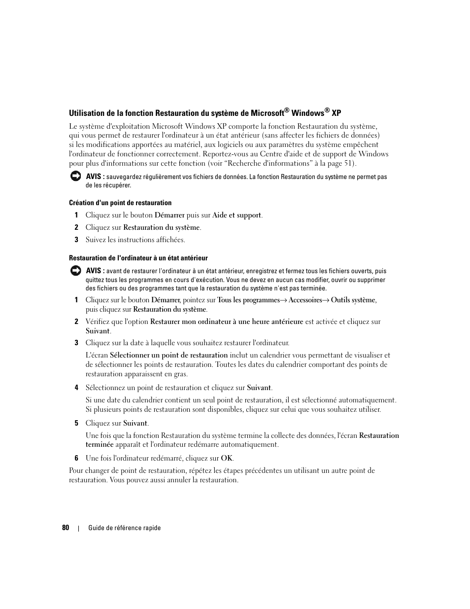 Windows | Dell Precision 490 User Manual | Page 80 / 190