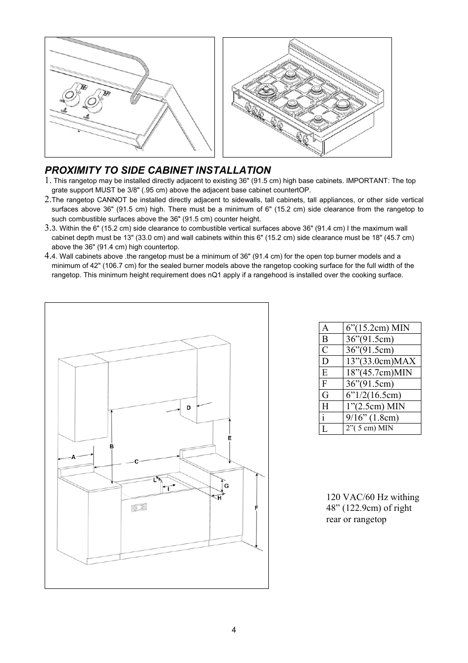 Bertazzoni Z36500X User Manual | Page 4 / 16