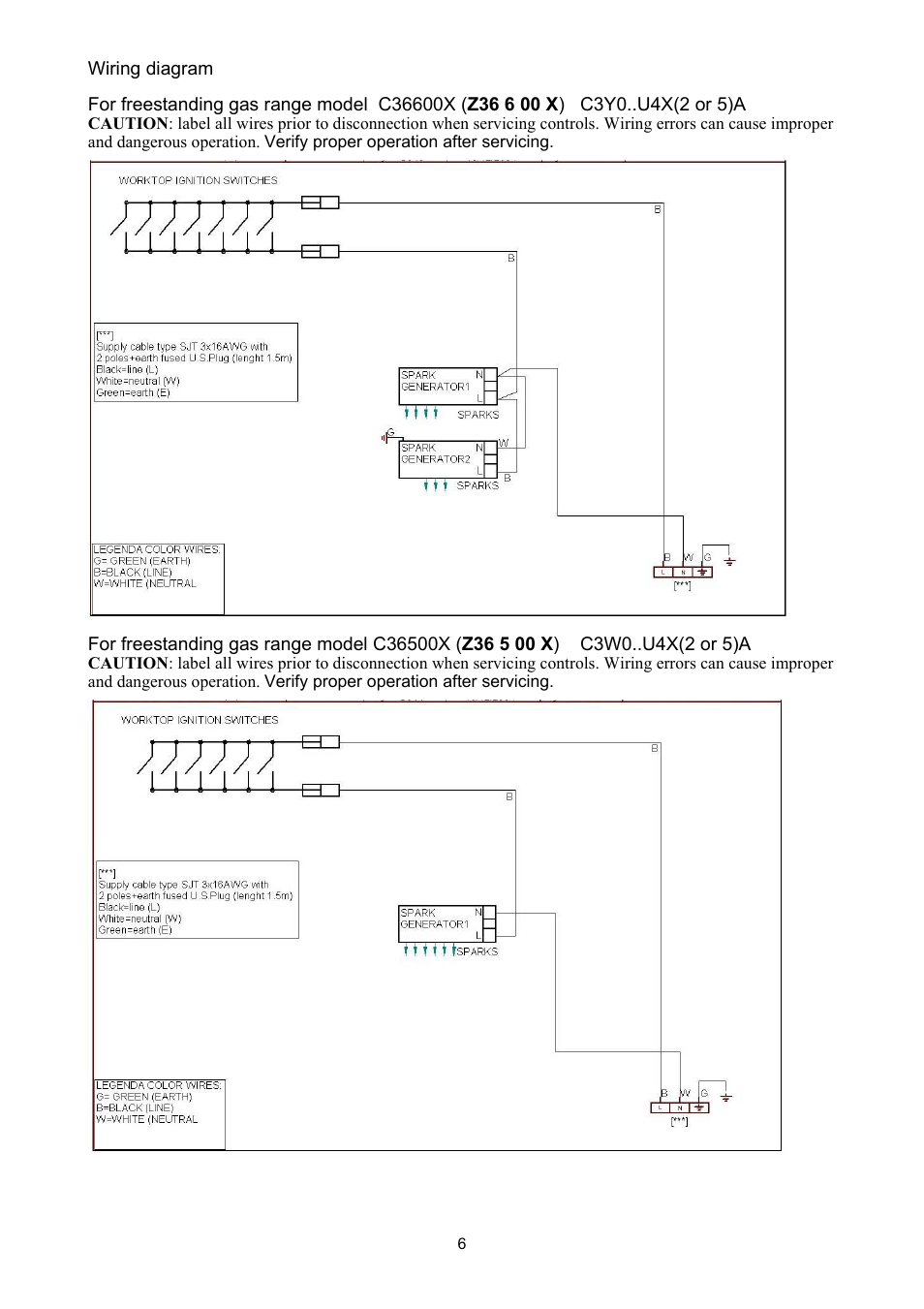 Bertazzoni Z36500X User Manual | Page 6 / 16