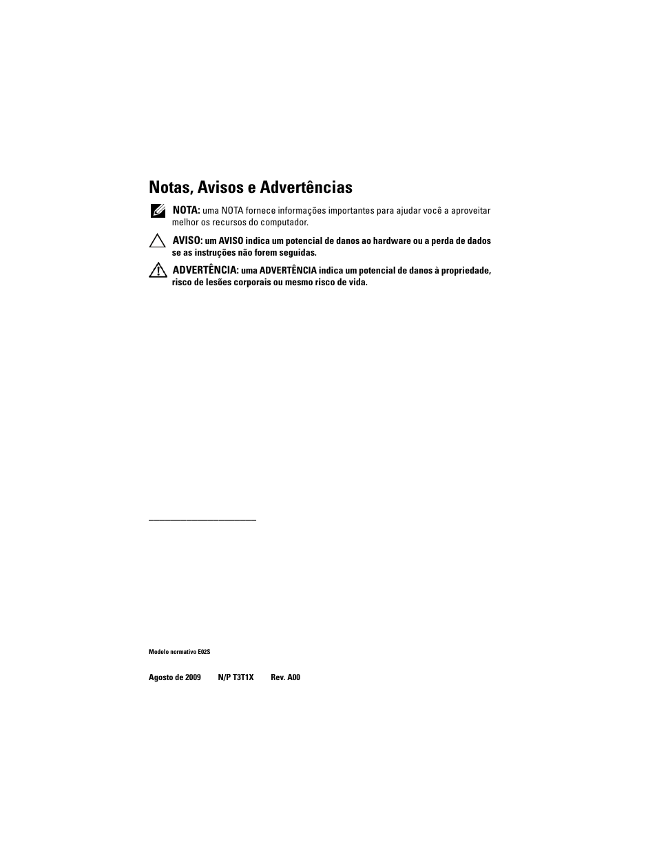 Notas, avisos e advertências | Dell PowerVault DL2100 User Manual | Page 30 / 56