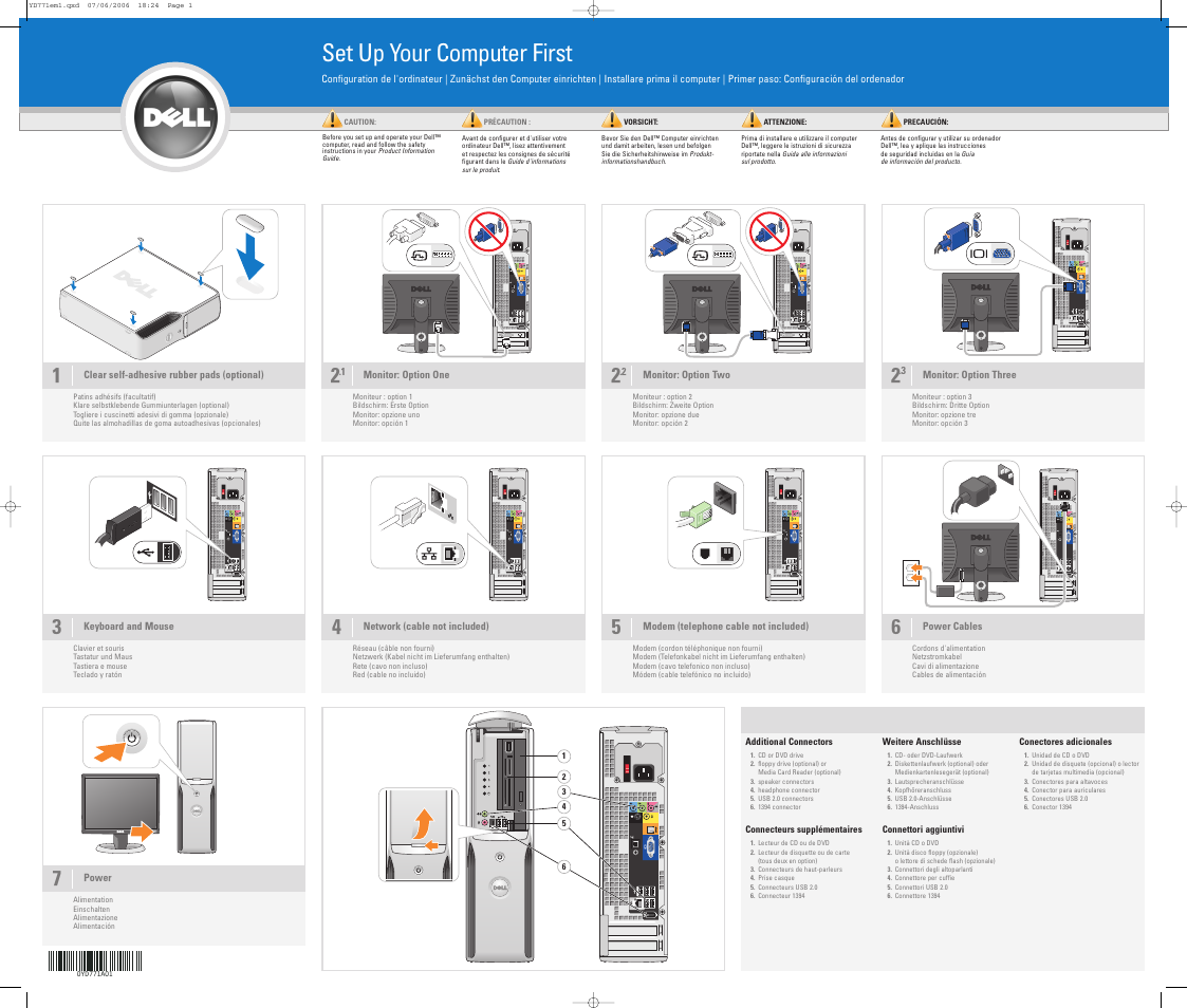 Dell Dimension 5150C User Manual | 2 pages