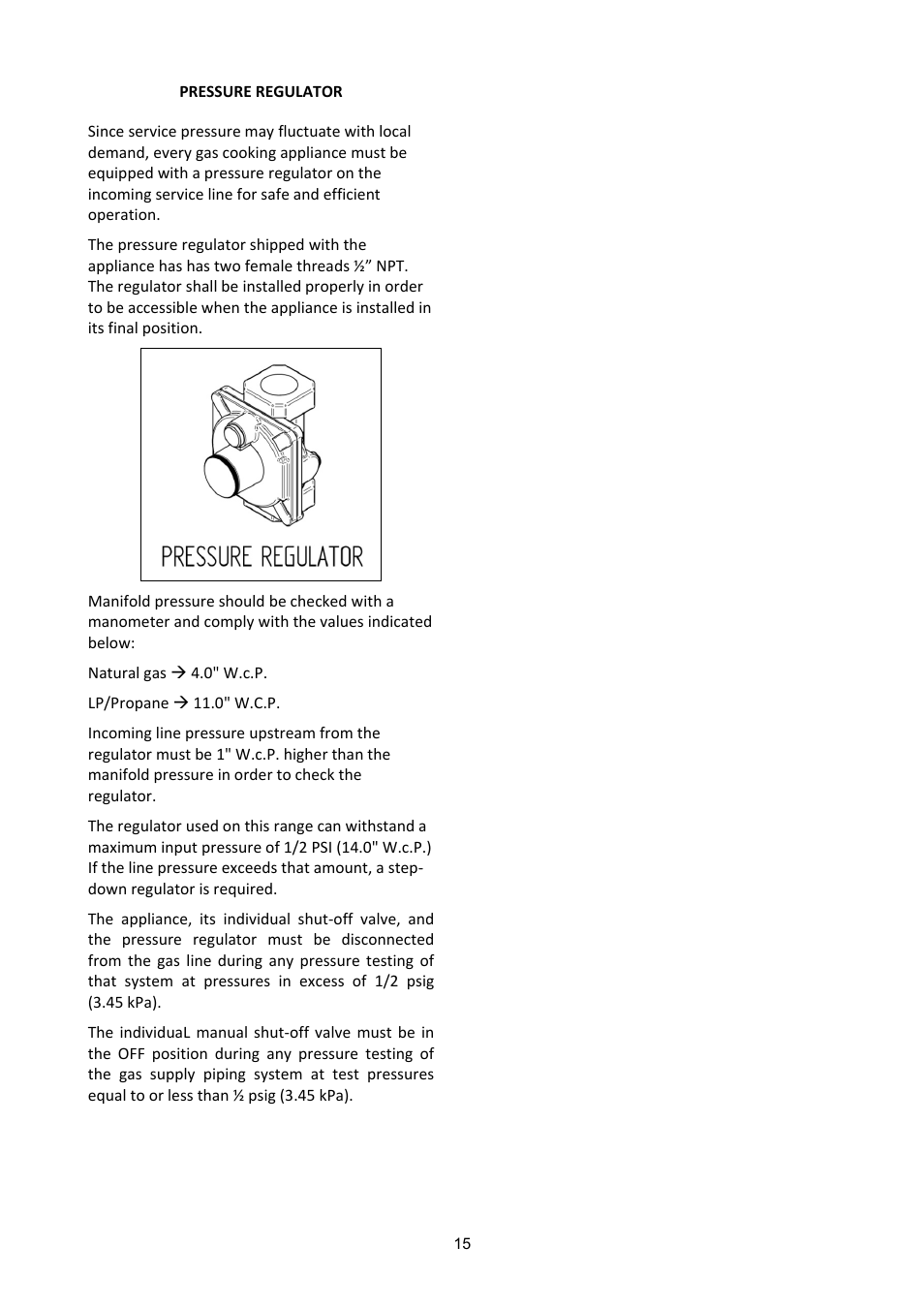 Bertazzoni A365GGVXT User Manual | Page 15 / 32