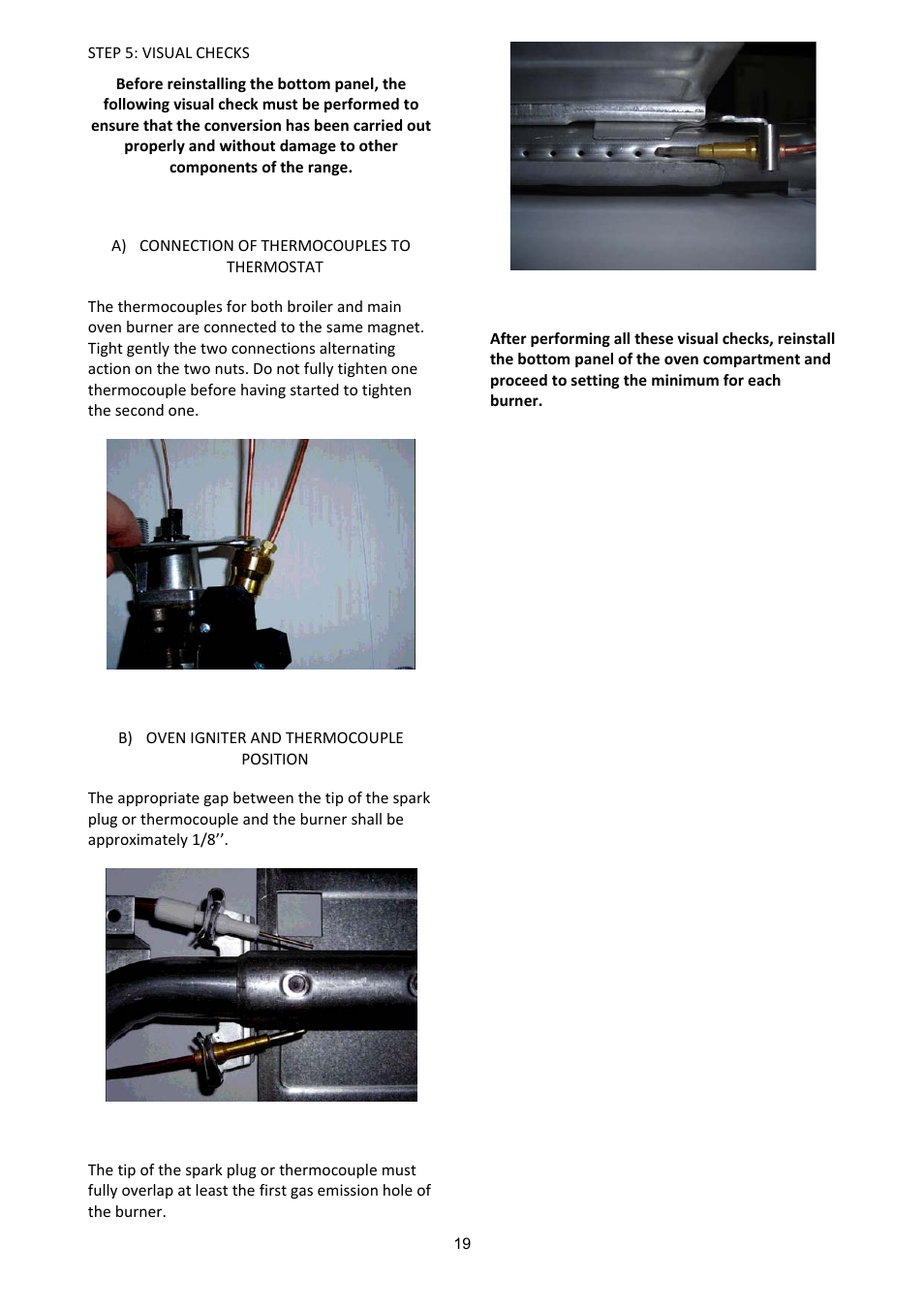 Bertazzoni A365GGVXT User Manual | Page 19 / 32