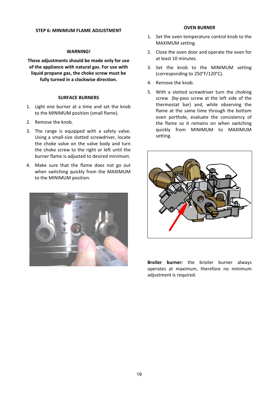 Bertazzoni X365GGVGI User Manual | Page 19 / 39