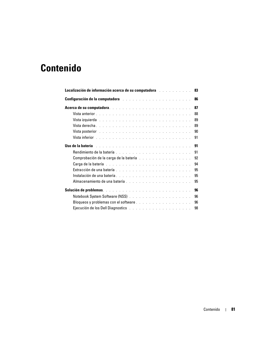Dell Precision M70 User Manual | Page 81 / 104