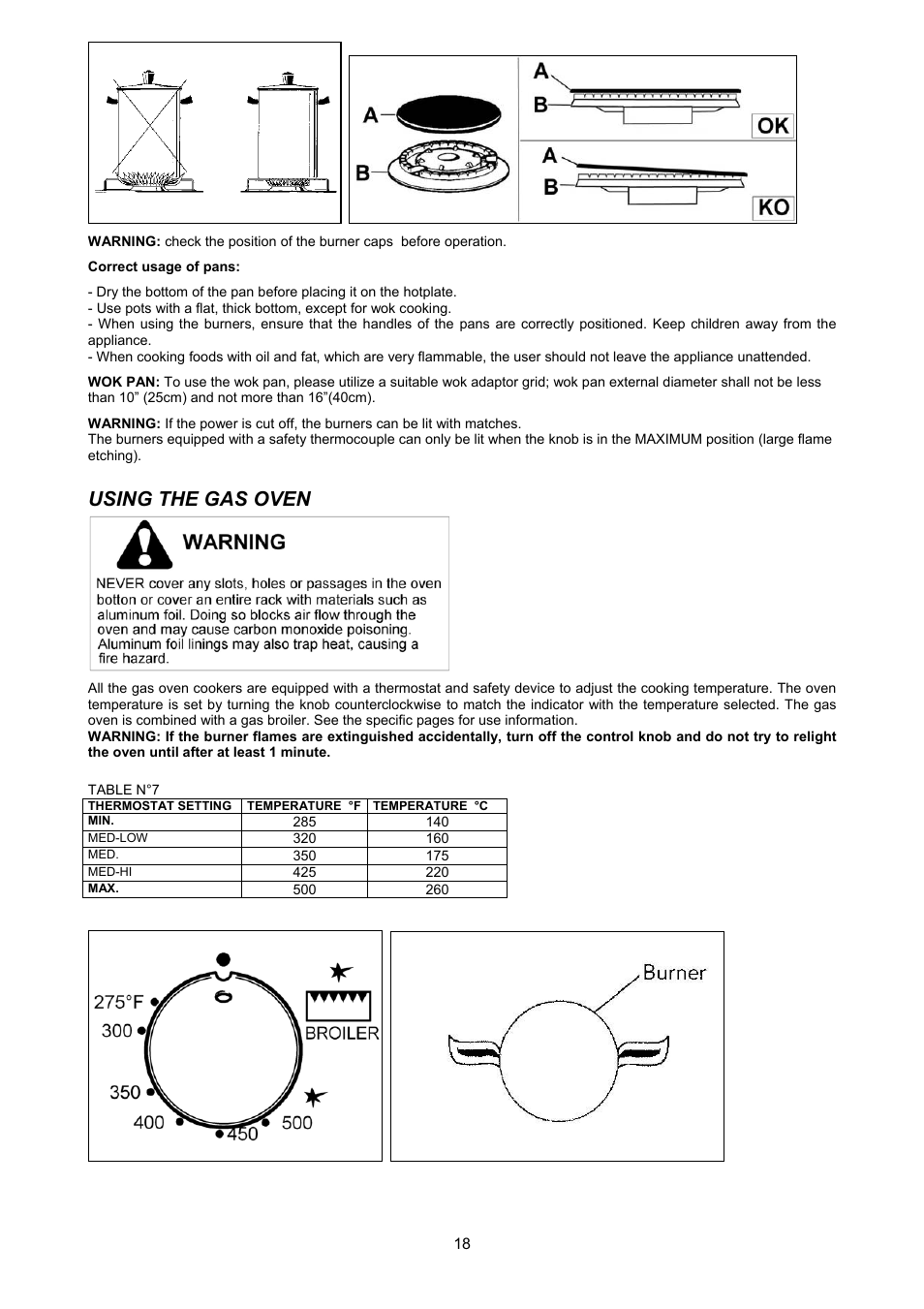 Using the gas oven | Bertazzoni H366GGVNE User Manual | Page 18 / 32