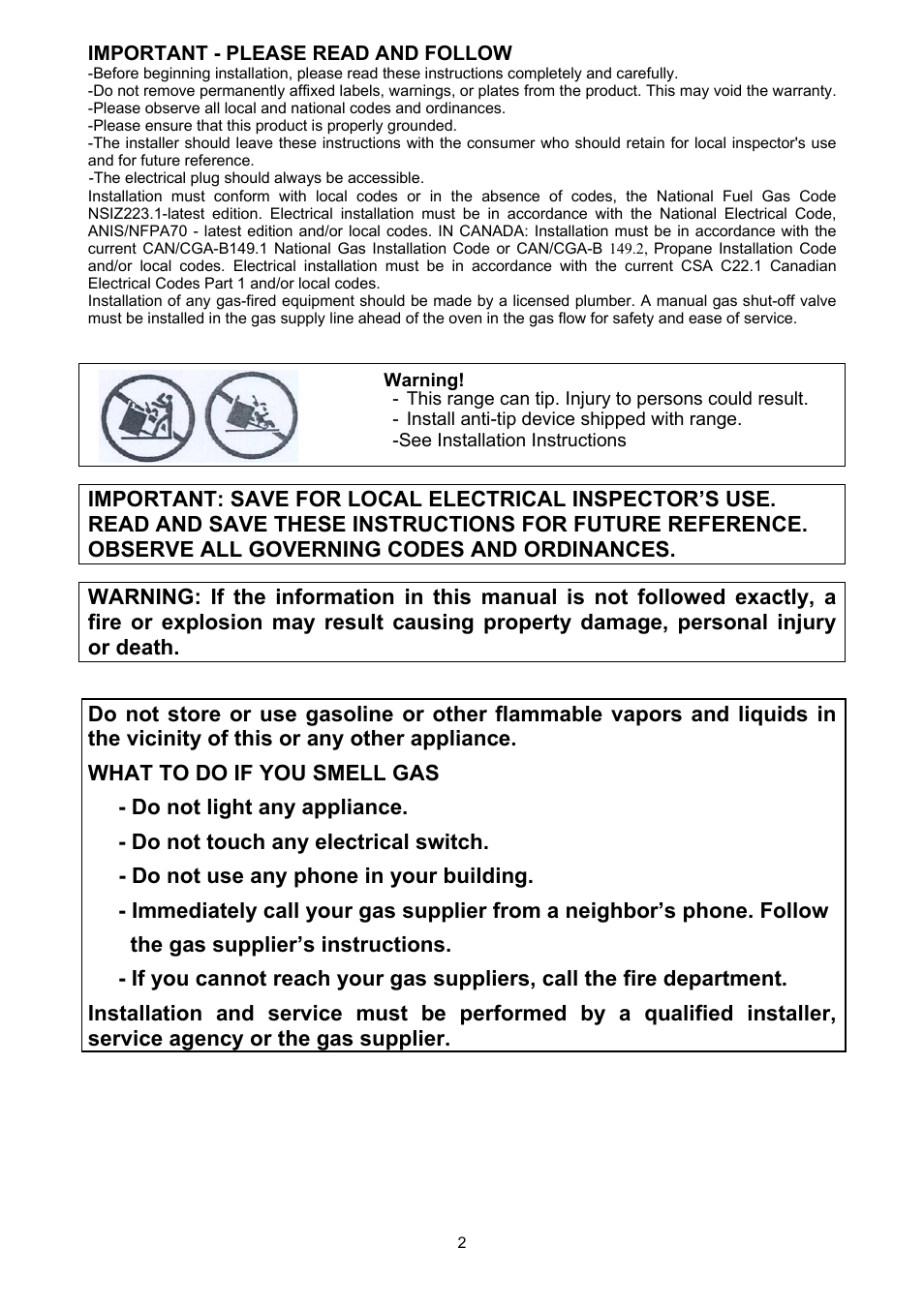 Bertazzoni H366GGVNE User Manual | Page 2 / 32
