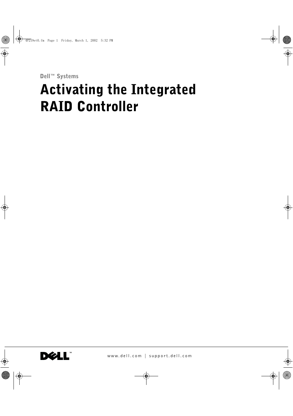 Dell PowerEdge 2650 User Manual | 42 pages