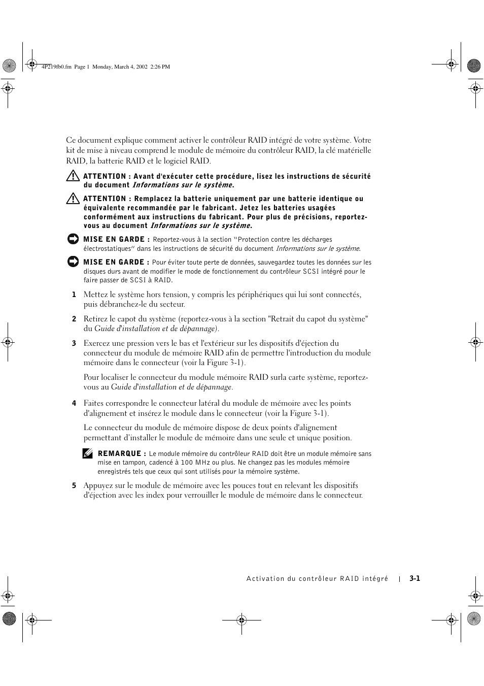 Dell PowerEdge 2650 User Manual | Page 15 / 42