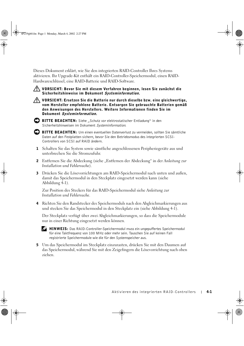 Dell PowerEdge 2650 User Manual | Page 21 / 42