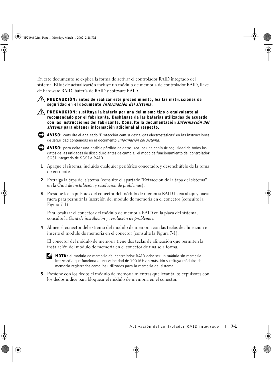 Dell PowerEdge 2650 User Manual | Page 39 / 42