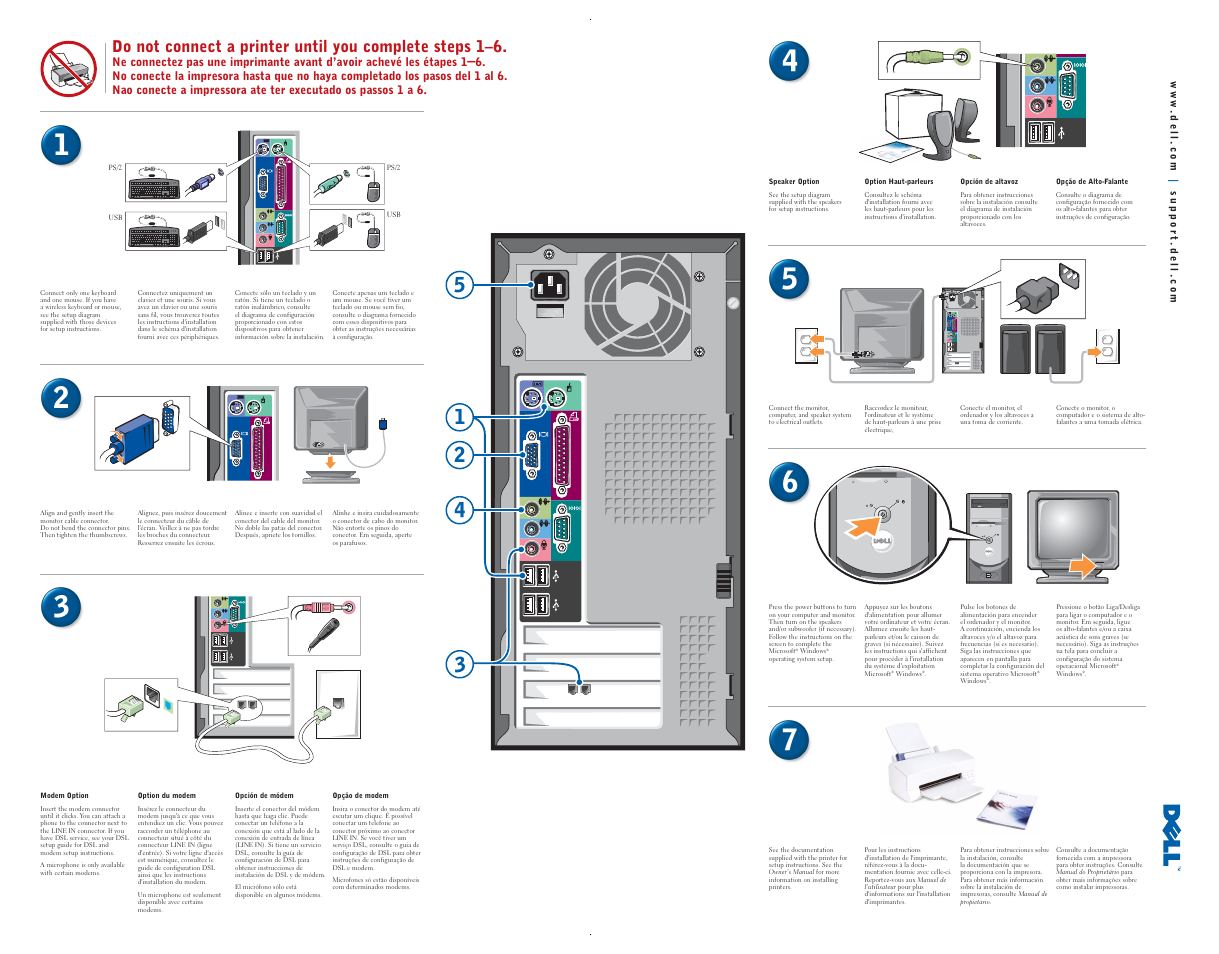 Dell Dimension 2300 User Manual | Page 2 / 2