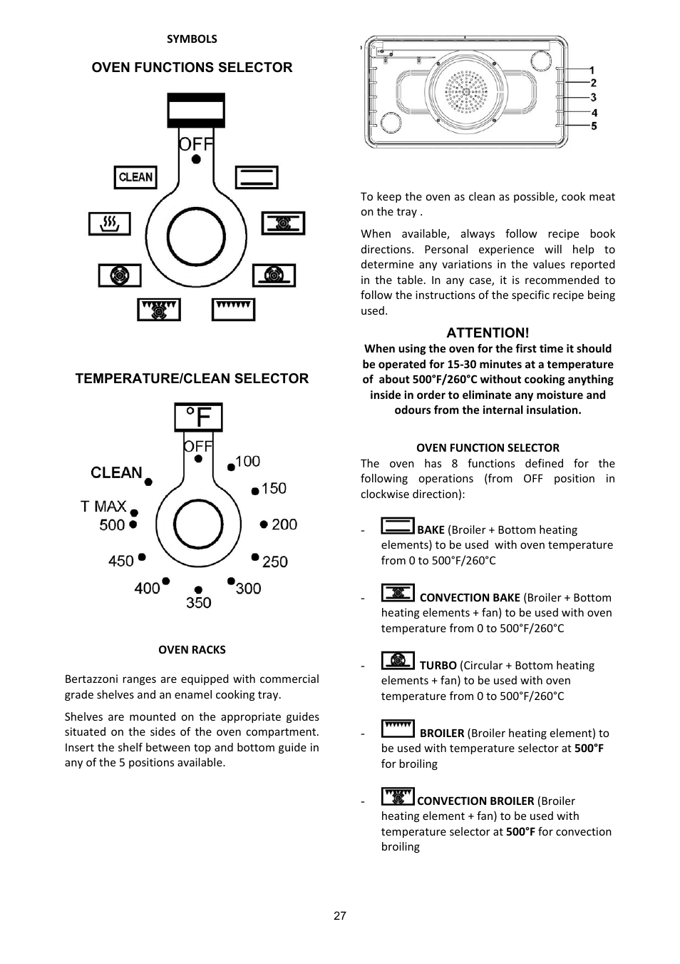 Bertazzoni X304PIRVE User Manual | Page 27 / 48