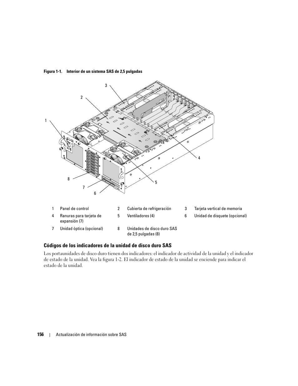 Lgadas y las tarjetas. en la figura 1-1 se muestra | Dell PowerEdge 6850 User Manual | Page 158 / 178