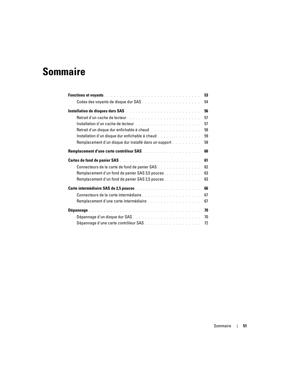 Sommaire | Dell PowerEdge 6850 User Manual | Page 53 / 178