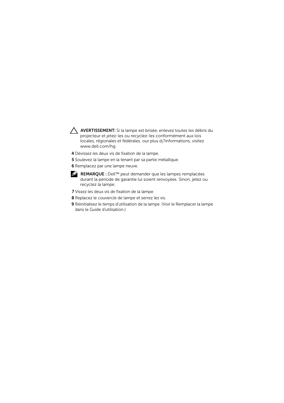Dell S520 Projector User Manual | Page 13 / 42