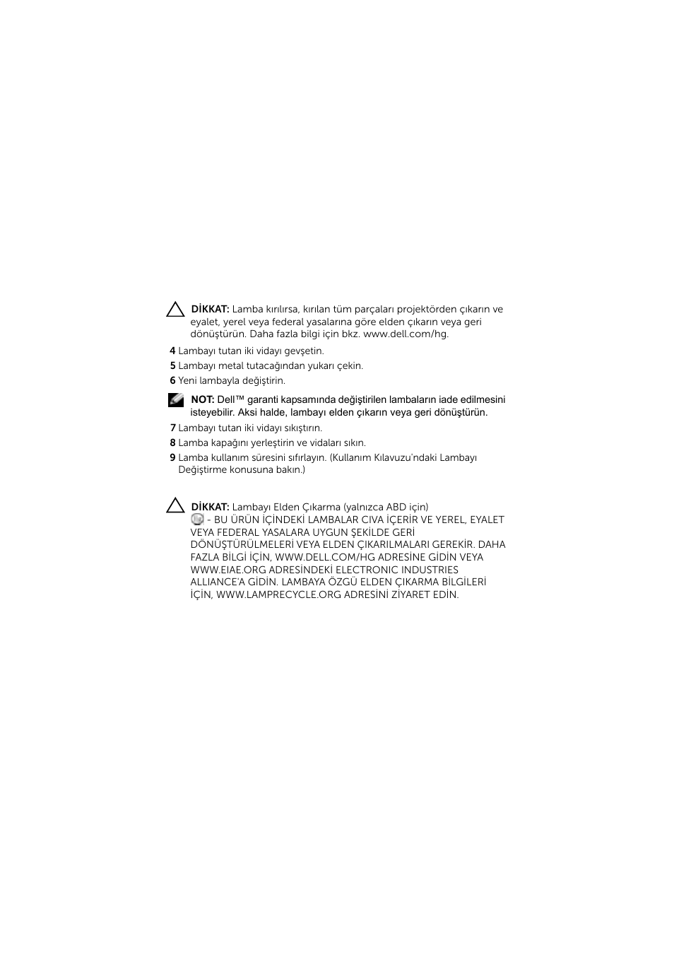 Dell S520 Projector User Manual | Page 41 / 42