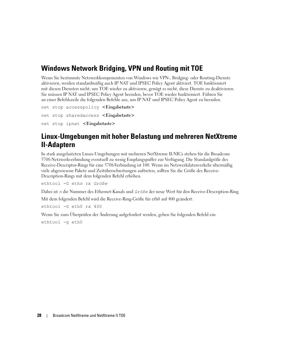 Windows network bridging, vpn und routing mit toe | Dell PowerEdge SC1435 User Manual | Page 30 / 54