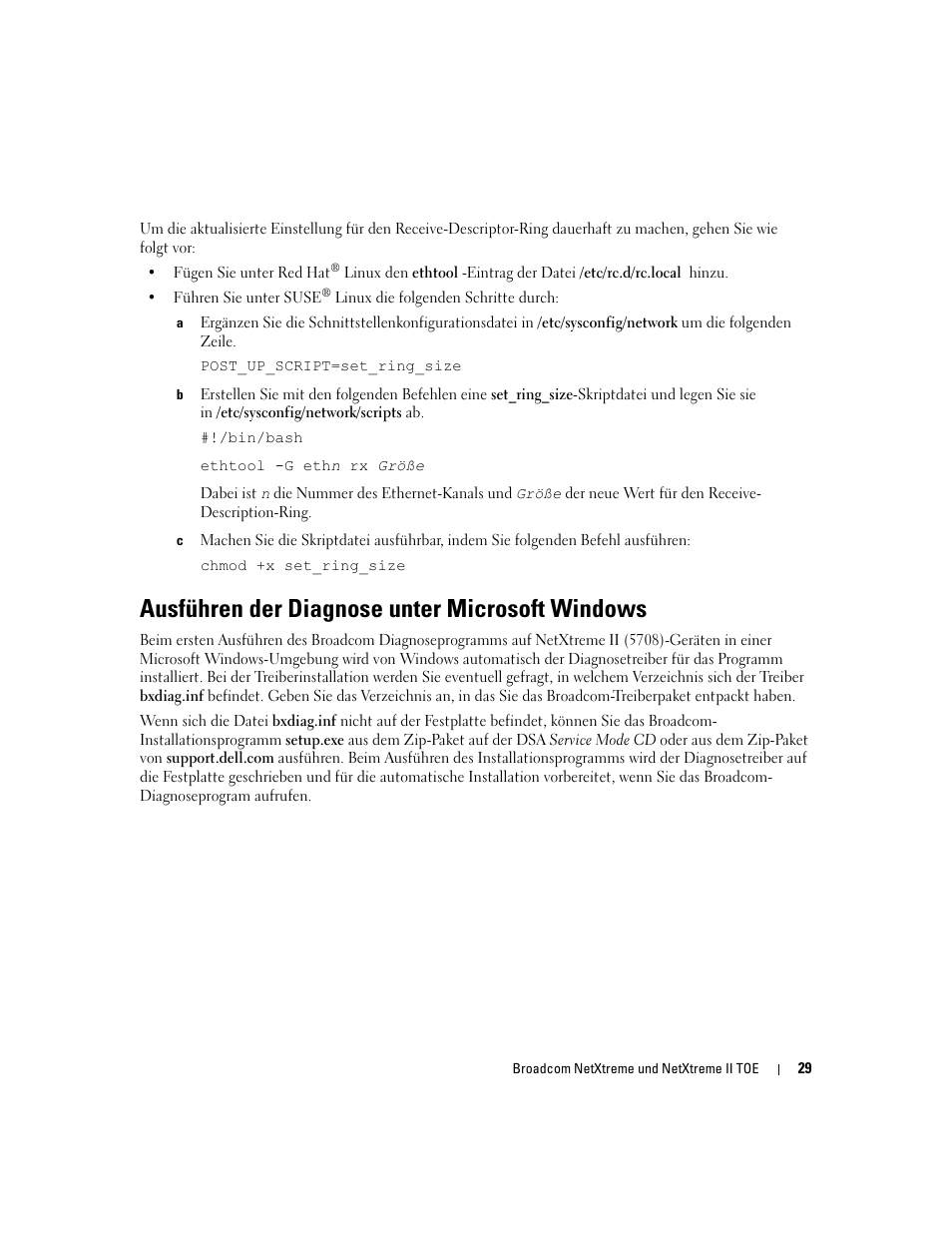 Ausführen der diagnose unter microsoft windows | Dell PowerEdge SC1435 User Manual | Page 31 / 54