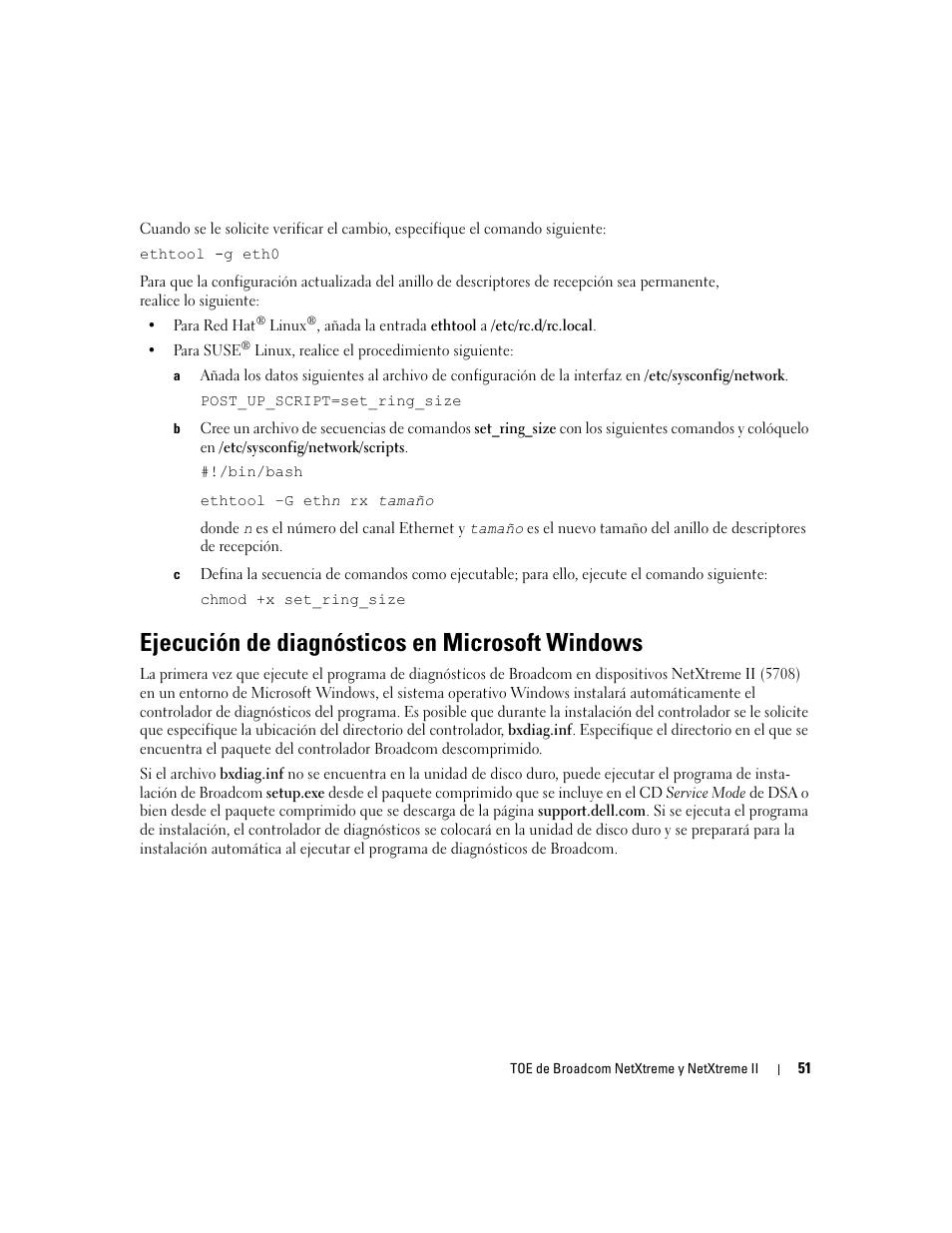 Ejecución de diagnósticos en microsoft windows | Dell PowerEdge SC1435 User Manual | Page 53 / 54