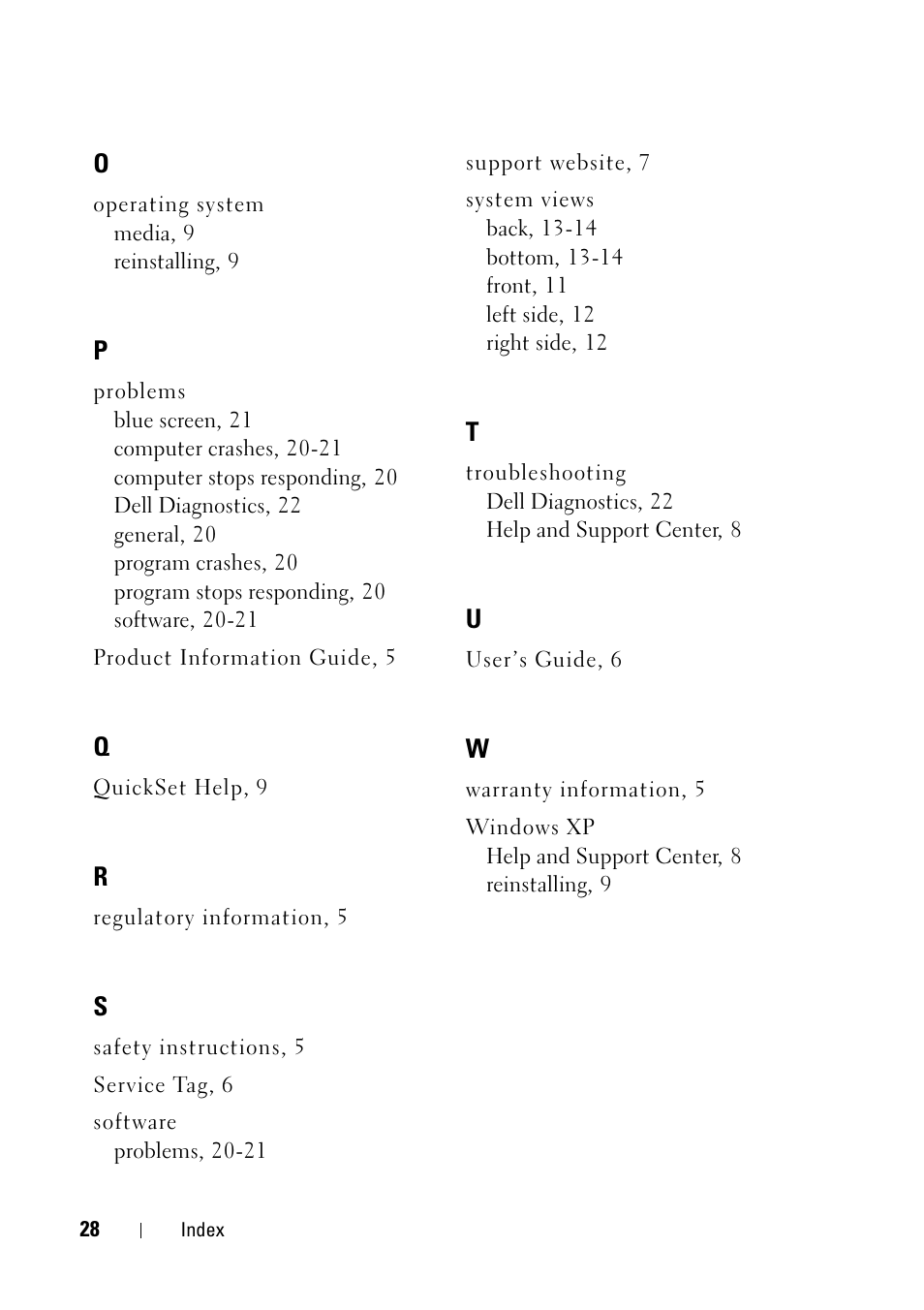 Dell Latitude D430 (Mid 2007) User Manual | Page 28 / 116