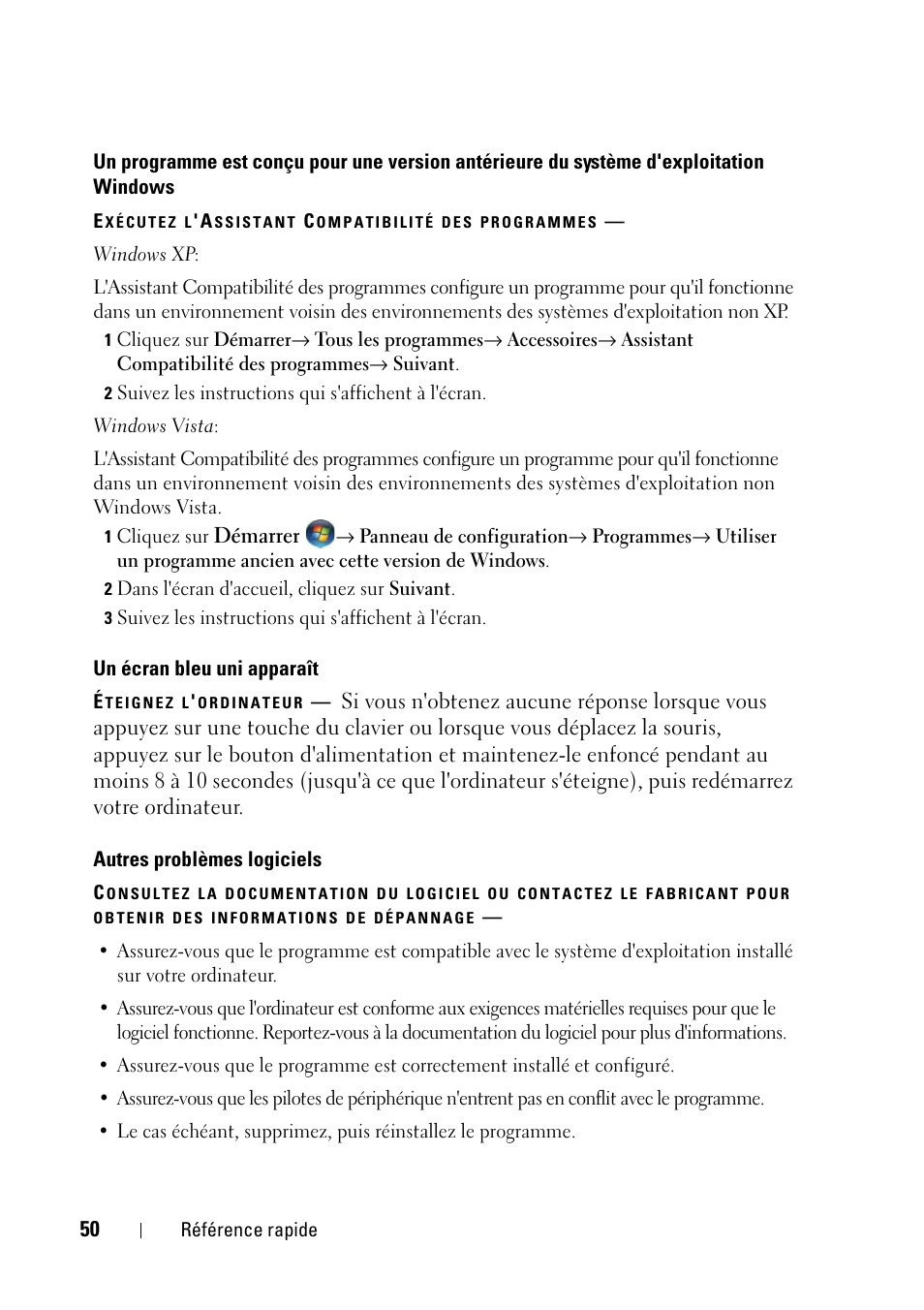 Dell Latitude D430 (Mid 2007) User Manual | Page 50 / 116