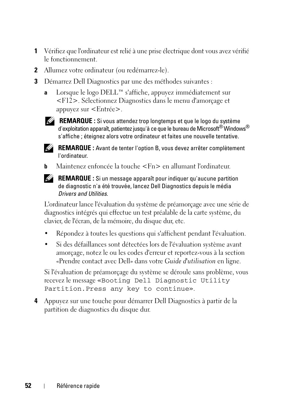 Dell Latitude D430 (Mid 2007) User Manual | Page 52 / 116