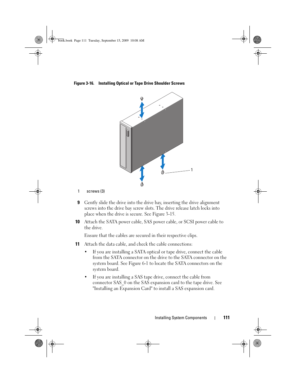 Dell PowerEdge T610 User Manual | Page 111 / 206