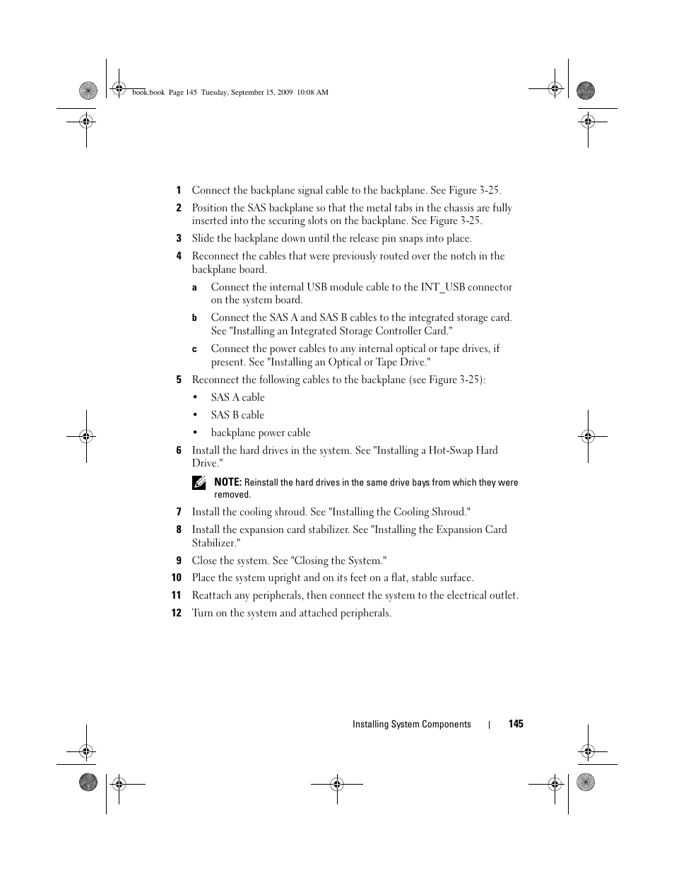 Dell PowerEdge T610 User Manual | Page 145 / 206