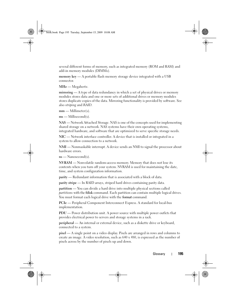 Dell PowerEdge T610 User Manual | Page 195 / 206
