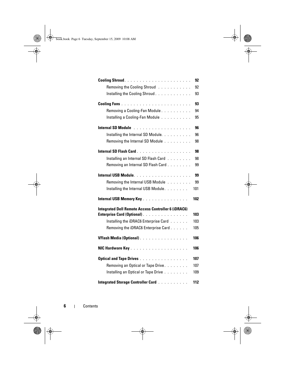 Dell PowerEdge T610 User Manual | Page 6 / 206