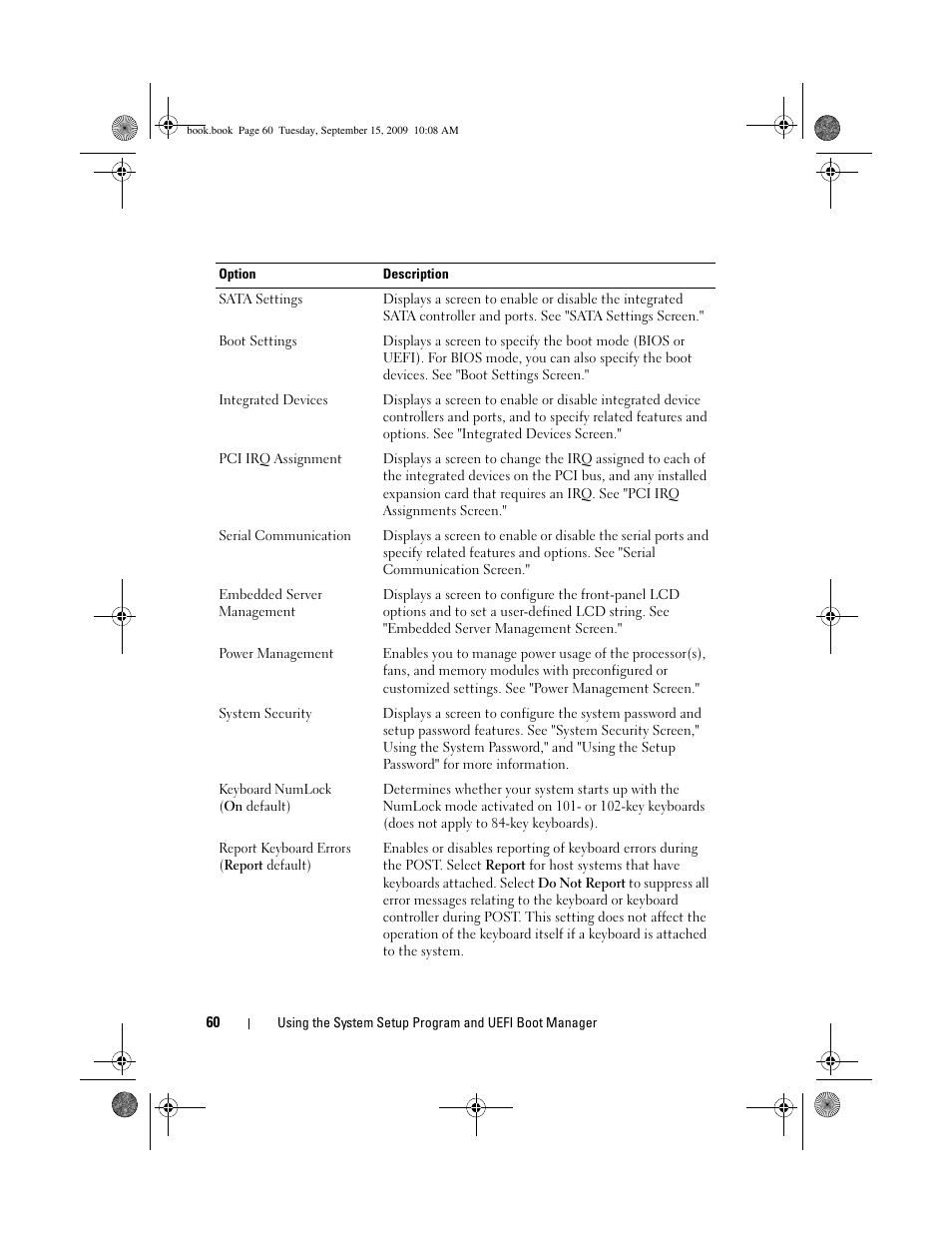 Dell PowerEdge T610 User Manual | Page 60 / 206