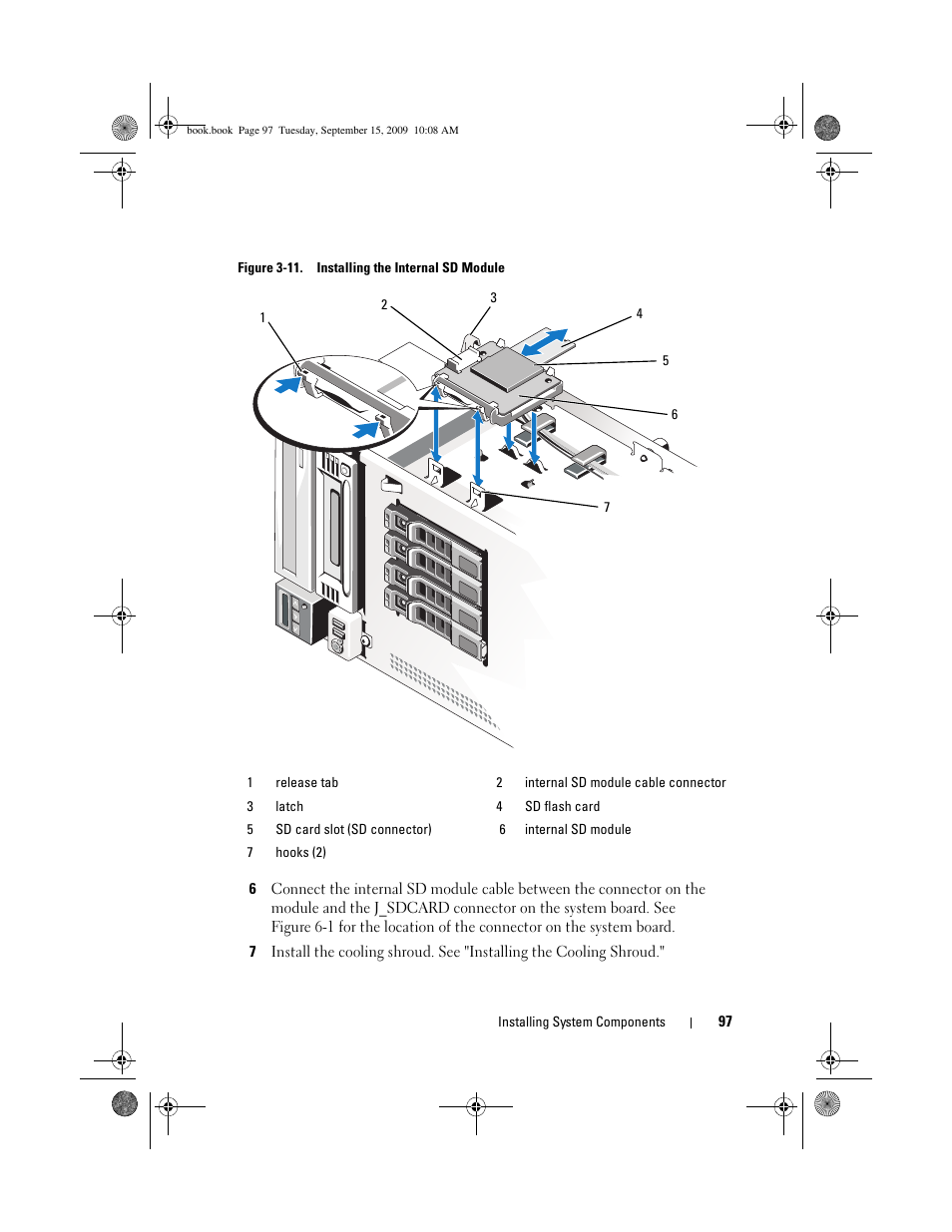 See figure 3-11 | Dell PowerEdge T610 User Manual | Page 97 / 206