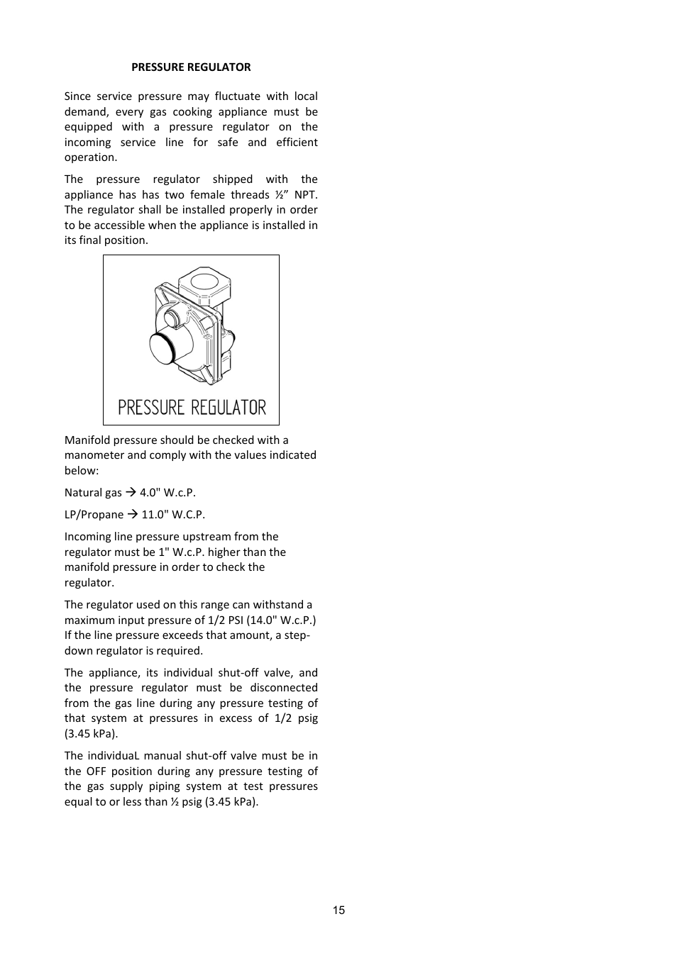 Bertazzoni A304GGVXT/002 User Manual | Page 15 / 46