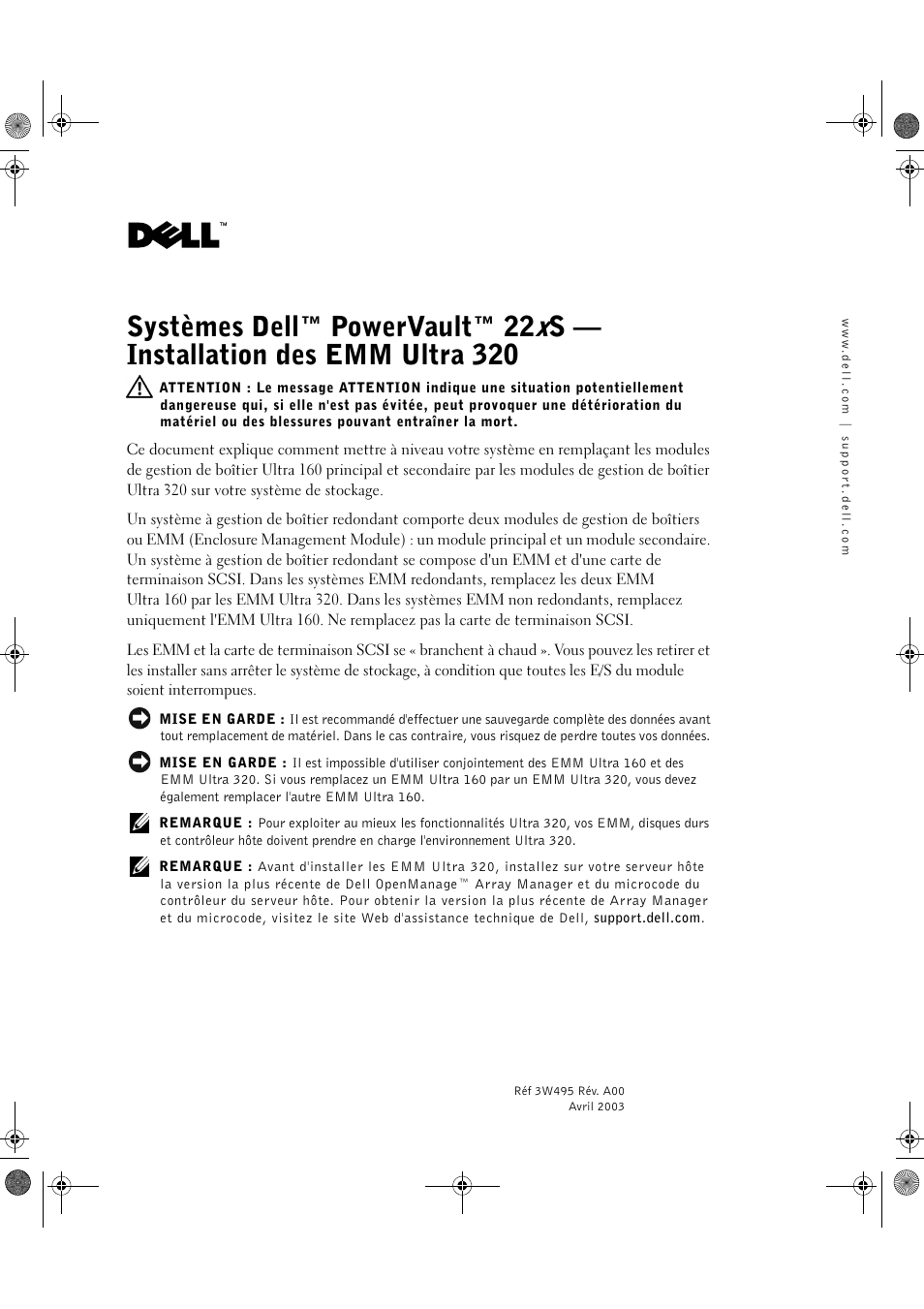 Dell PowerVault 220S (SCSI) User Manual | Page 9 / 28