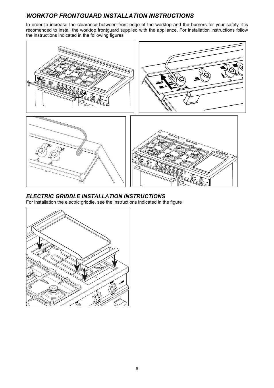 Bertazzoni X486GGGVX User Manual | Page 6 / 36