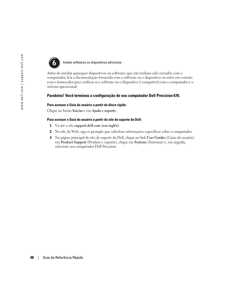 Dell Precision 670 User Manual | Page 98 / 168