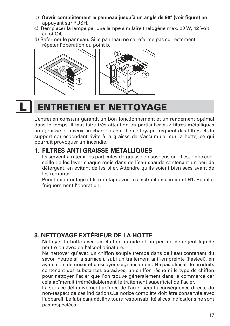Entretien et nettoyage | Bertazzoni KIN 36 PER X User Manual | Page 19 / 32