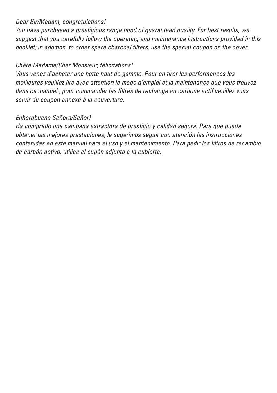 Bertazzoni KIN 36 PER X User Manual | Page 2 / 32