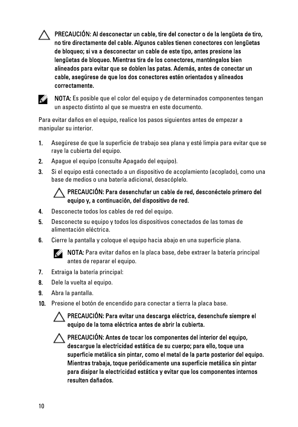 Dell Latitude XT3 (Mid 2011) User Manual | Page 10 / 155