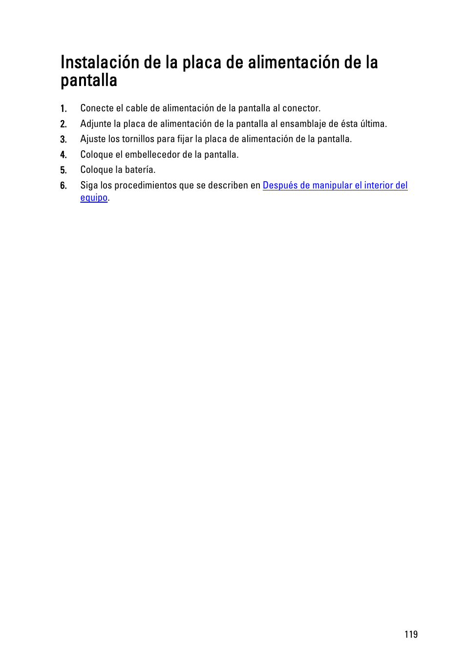 Dell Latitude XT3 (Mid 2011) User Manual | Page 119 / 155