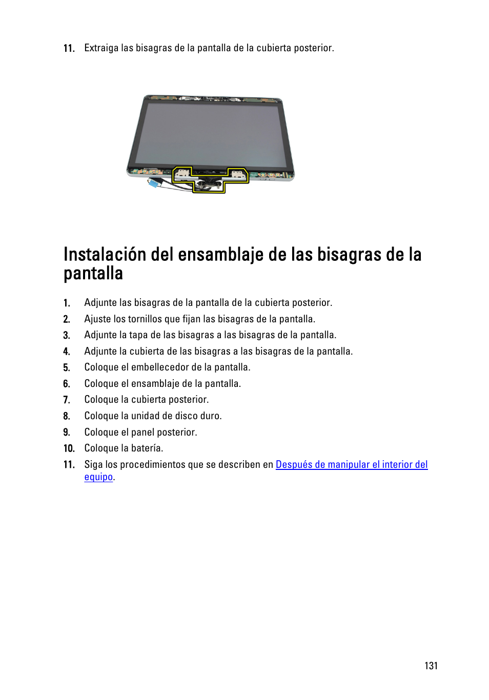 Dell Latitude XT3 (Mid 2011) User Manual | Page 131 / 155