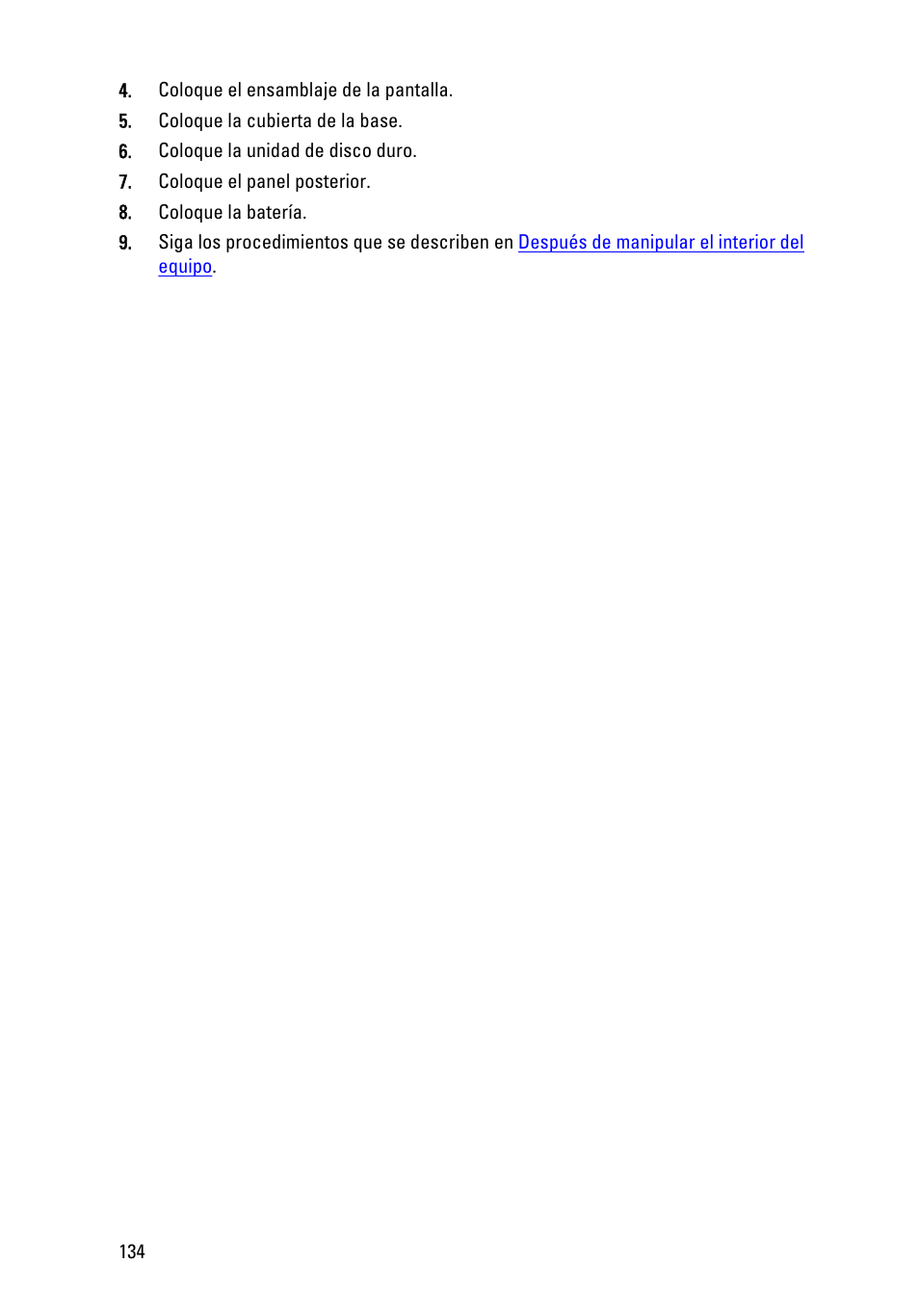 Dell Latitude XT3 (Mid 2011) User Manual | Page 134 / 155