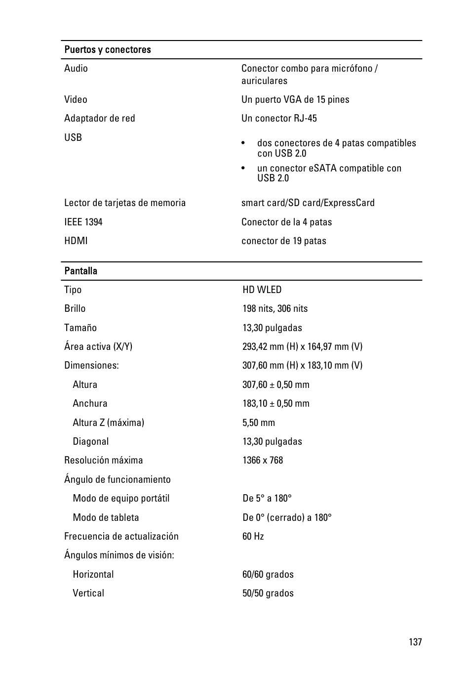 Dell Latitude XT3 (Mid 2011) User Manual | Page 137 / 155